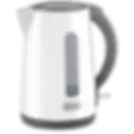 Black+Decker Electric Kettle 1.7 Liters 2200W JC70-B5 White/Grey