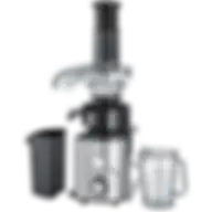 Black+Decker Juicer Extractor Stainless Steel With Powerful Function 800W JE800-B5 Black/Silver/Clear