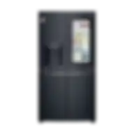LG Slim French Door Instaview Fridge, Black