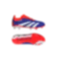 Adidas Predator Elite Firm Ground Boots Kids Lucid Blue / Cloud White / Solar Red Size 28 1/2