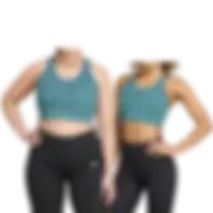 Adidas Women Run Pocket Medium Support Bra Preloved Teal Jv9758 Size Xs A-b