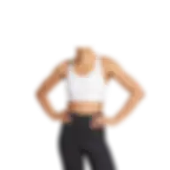 Adidas Women Ultimate Run High-support Bra White Ji5982 Size Xs A-b