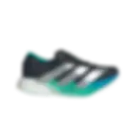 Adidas Adizero Adios Pro 4 Shoes Core Black / Matte Silver / Glory Green Size 40