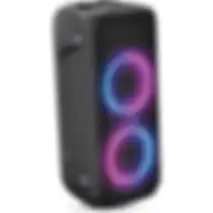 Afra Party Speaker, 100 Watts, 12.76kg, Black, 4500ma Battery, Side Handle And Wheels, With Remote Control, Af-100psbk