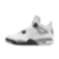 Nike Air Jordan 4 Retro White Cement Men's Shoes Fv5029-100 Size 40