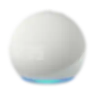 Amazon Echo Dot 5th Gen Smart Speaker With Clock And Alexa Glacier White