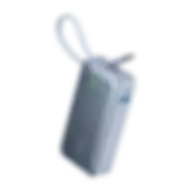 Anker Nano Power Bank 30w,built-in Usb-c Cable Blue