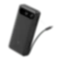 Anker Power Bank 20k, 87w, Built-in Usb-c Cable- Black