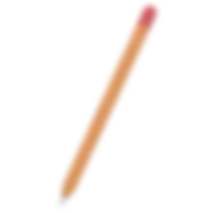 Baykron Pt65-2 Duotone Silicone Case Orange For Apple Pencil 2nd Gen, Orange, PT65-2-ORG