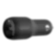 Belkin Boost Charge 37w Dual Car Charger With Pps - Fast Charger, Dual Ports 25w Usb-c 12w Usb-a Black