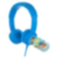 Buddyphones Explore Plus Foldable Headphone With Mic Cool Blue Bp-explorep-blu