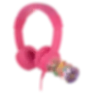 Buddyphones Explore Plus Foldable Headphone With Mic Rose Pink Bp-explorep-pnk