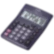 Casio Desk Calculator 8-digit Mw-8v-bk