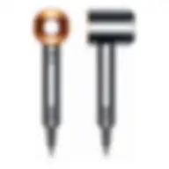 Dyson Supersonic Hair Dryer Nickel/copper Hd07 Bnk