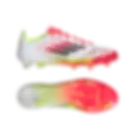 Adidas F50 Elite Firm Ground Boots Cloud White / Core Black / Solar Yellow Size 42 2/3