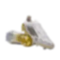 Adidas F50 Elite Firm Ground Boots Cloud White / Core Black / Gold Metallic Size 36 2/3