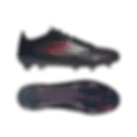 Adidas F50 Elite Firm Ground Boots Core Black / Iron Metallic / Lucid Red Size 40 2/3