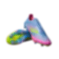 Adidas F50+ Firm Ground Boots Blue Fusion / Lucid Lemon / Lucid Pink Size 41 1/3