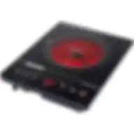 Geepas GIC33013 2000W Programmable Infrared Cooker - Portable Fast And Precise Cooking With Touch Control, LED Display, 8 Power Levels, Multi-Function & Lock Setting