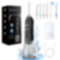 H2ofloss Water Dental Flosser Teeth Pick, Portable Oral Irrigator With 5 Modes, Rechargeable Ipx7 Waterproof Orthodontic Teeth Cleaner Pick Cordless, 300ml Water Tank