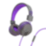 JLab Jbuddies Studio Folding Kids Aux On-ear Headphones Purple Hjkstudiorgrypr