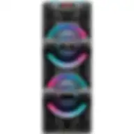 Jvc Portable Bluetooth Party Speaker With 2000w Pmpo Output, 6-hour Battery Backup, Sound-sensitive Led Lights, And Portable Microphone, Xs-n6113pb