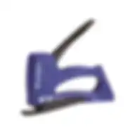 Kangaro Heavy Duty Stapler Blue/black