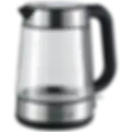 Kenwood Glass Kettle 1.7 Liter Cordless Electric Kettle 2200w Silver/black ZJG08.000CL