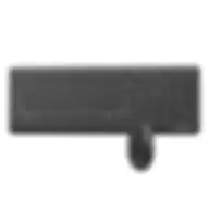 Lenovo Kn102 Slim And Full Sized Wireless Keyboard And Mouse Set Compatible With Windows And Macos Black