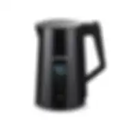 LePresso Smart Cordless Electric Kettle with LED Display - Black