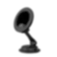 Levelo Aria Magsafe Car Phone Holder With Rotatable Base Metallic Black Lvl-aria-bk