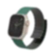 Levelo Cosmo Silicone Watch Strap Black/green