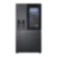 LG Side by Side Refrigerator Instaview Door-in-Door with Dispenser GR-X267SSCS