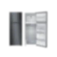 Midea Double Door Refrigerator Net Capacity 466L Silver Finish Glass Shelves