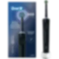 Oral-b Vitality 300 Rechargeable Toothbrush With Crossaction Brush Head, 3 Cleaning Modes & 2 Minutes Built-in Timer D103.413.3 Black