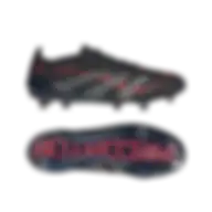 Adidas Predator Elite Firm Ground Boots Core Black / Grey Four / Lucid Red Size 40
