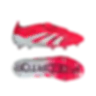 Adidas Predator Elite Fold-over Tongue Firm Ground Boots Lucid Red / Cloud White / Core Black Size 36