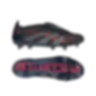 Adidas Predator Elite Fold-over Tongue Firm Ground Boots Core Black / Grey Four / Lucid Red Size 48