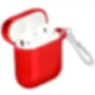 Promate Premium Quality Full Protective Dual Layered Electroplated Hard Case Cover With Carabiner Clip And Wireless Charging Compatible For Apple Airpods And Airpods 2 Maroon Neon Case