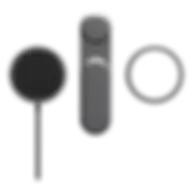 Rolling Square Edge Full Kit Phone & Tablet Mount For Laptop Basalt Grey Ekit01r