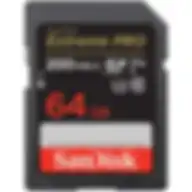 Sandisk Extreme Pro Sdxc Card + Rescuepro Deluxe, Up To 200mb/s, Uhs I, Class 10, U3, V30 Sdsdxxu 064g Gn4in 64.0 Gb