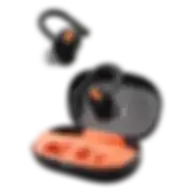 Skullcandy Push Play Active True Wireless In-ear Earbuds, Black/orange, S2ppw-s749