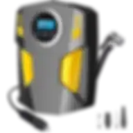 Wemart Digital Tyre Inflator 12V, Portable Air Compressor Car Tyre Pump With 3 Nozzle Adaptors And Digital LED Light