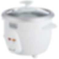 Black+Decker 350W 0.6L Rice Cooker With Removable NonStick Bowl, Steaming Tray, Water Level Indicator And A Glass Lid With Cool Touch, For Healthy Meals RC650-B5