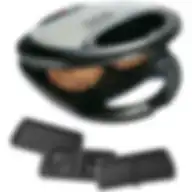 Black+Decker Sandwich Maker With Grill And Waffle Maker 2 Slot 750W TS2090-B5 Black