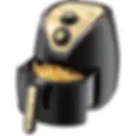 Black+Decker Air Fryer 2.5 Liters AerOfry AF250G-B5 Black/Gold