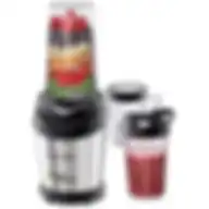 Black+Decker Blender And Smoothie Maker With 3 Jars 600W NE600-B5 Silver/Black