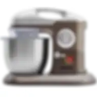 Nikai 1000W Stand Mixer, 6.5 Ltr Stainless Steel Bowl, Mixing Attachments – Dough Hook, Beater, Whisk, Nsm650A Silver