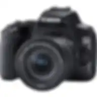 Canon Eos 250d Ef-s 18-55mm F/4-5.6 Is Stm Lens Black