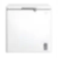 Midea Chest Freezer 259L Gross Capacity 198L Net Capacity White Color Body With White Interior And Inside Condenser